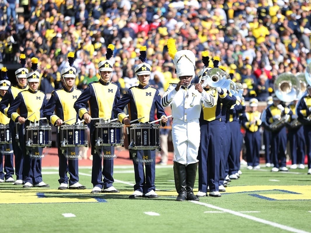 The Wolverines will play the Washington Huskies on Saturday night at the Big House. UM's Marching Band will commemorate 9/11 with a special tribute. 
