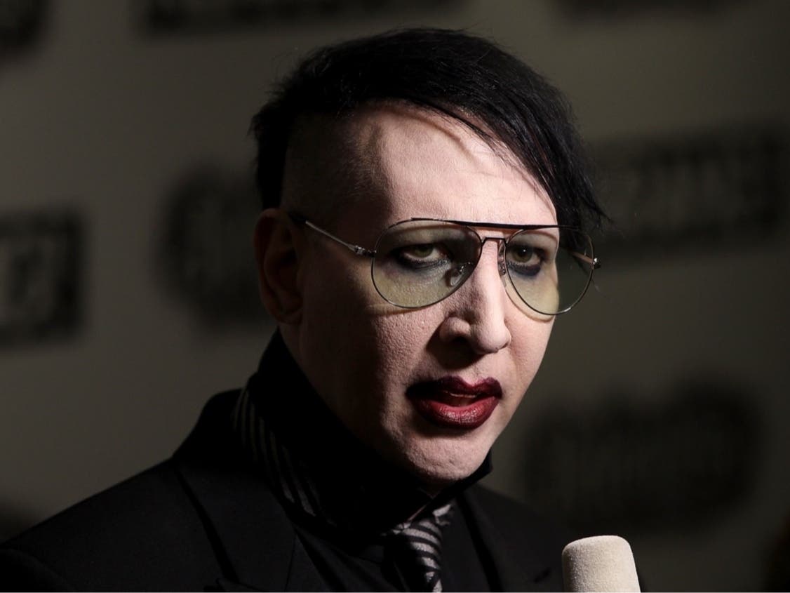 LONDON, ENGLAND - JUNE 10: Marilyn Manson attends the Relentless Energy Drink Kerrang! Awards at the Troxy on June 11, 2015 in London, England. 