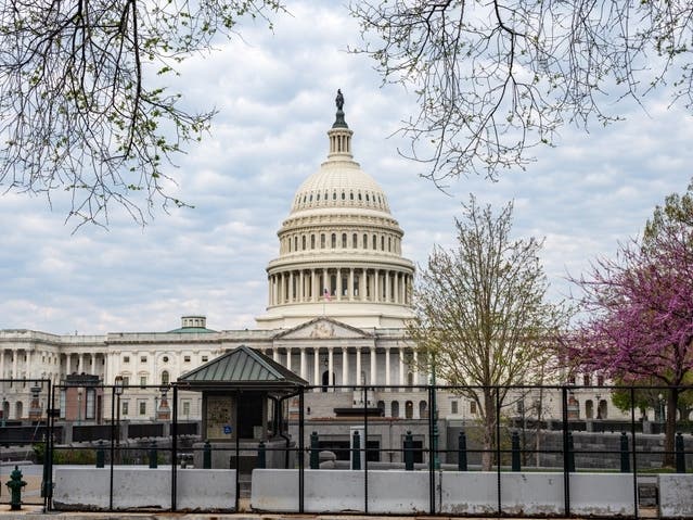 U.S. Capitol police reinstalled fencing around the landmark this week in anticipation of this weekend's Justice For J6 rally.