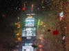 The New Year's Eve ball drops in a mostly empty Times Square on Jan. 1, 2021.