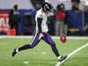 Sam Koch of the Baltimore Ravens punted against the Buffalo Bills during the AFC divisional playoff game at Bills Stadium on Jan. 16, in Orchard Park, N.Y. The Bills and Ravens were tied, 3-3, at halftime, which took a turn in the third quarter.