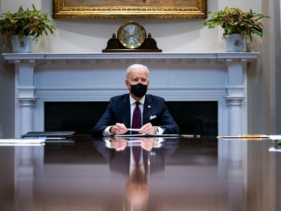 President Joe Biden will reportedly check in on the COVID-19 vaccine production efforts.