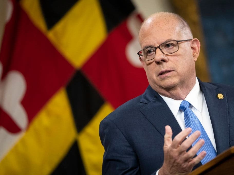 Maryland Gov. Larry Hogan said the state was placing a priority on getting nursing home and hospital staffs fully vaccinated.