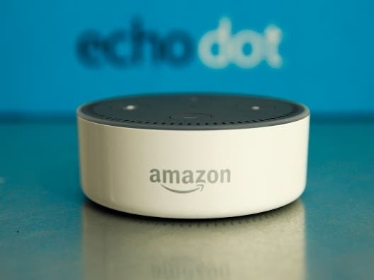Echo voice-controlled home assistant speaker that launched in London in 2016.