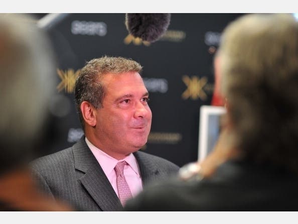 Yonkers mayor Mike Spano attends a celebration at the Sears Yonkers in 2012.