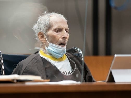 Robert Durst, seen in this photo taken Oct. 14 in Los Angeles County Superior Court, was indicted Monday by a Westchester County grand jury for the killing of Kathleen Durst, his wife, in 1982.