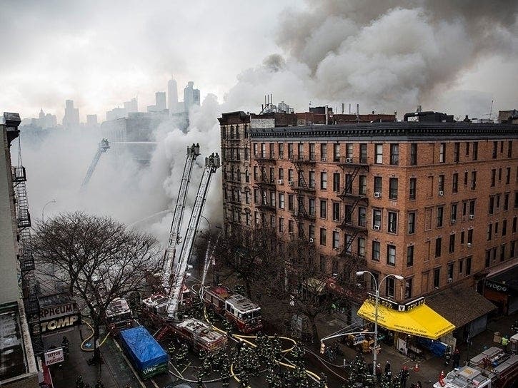The fatal gas explosion in Manhattan destroyed three buildings, killing two people and seriously injuring 13 others.