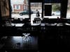 March 11: Empty streets, restaurants and cafes make up the business area in the 1-mile containment zone in New Rochelle, New York's largest source of new coronavirus infections.