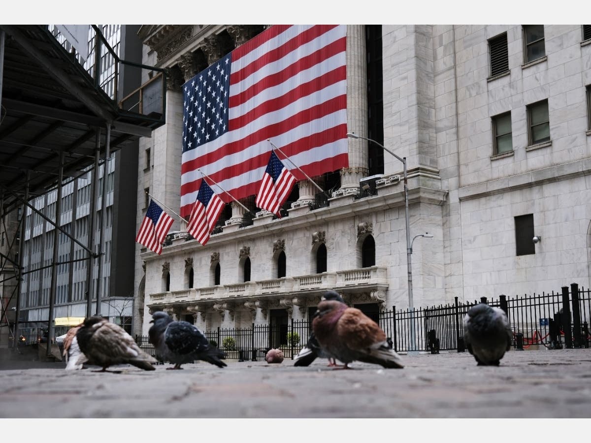 Wall Street stands empty as people stay away from the area due to the coronavirus on March 30, 2020. Across the country schools, businesses and places of work have either been shut down or are restricting hours of operation.