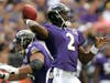 Former Baltimore Ravens quarterback Anthony Wright during a 2005 game. He was shot in North Carolina on July 1.