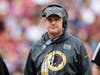 Head coach Jay Gruden of the Washington Redskins responds to questions during a press conference after the game against the New England Patriots at FedExField on Oct. 6.