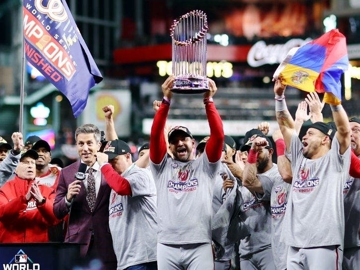 The Washington Nationals won their first World Series title. DC will celebrate with a parade Saturday. Here's the route and time. 