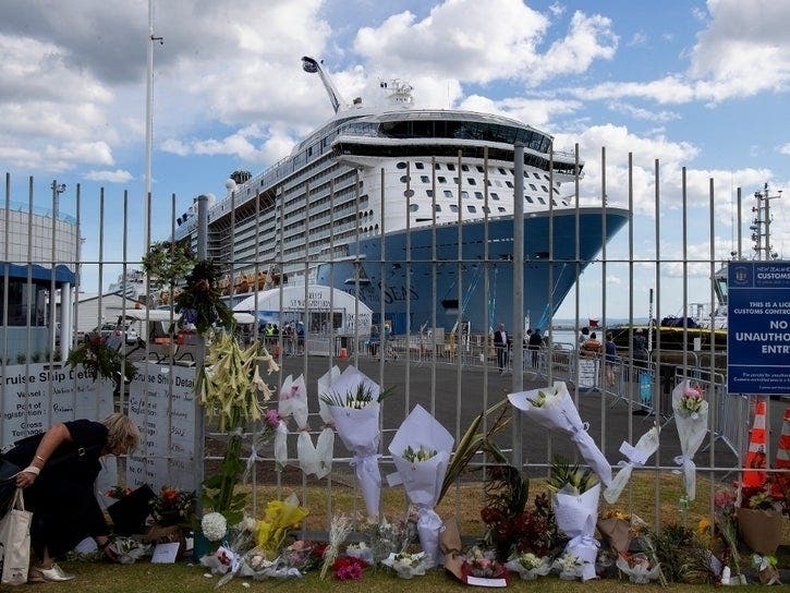 An Atlanta couple reportedly had been on the Ovation of the Seas cruise ship before an excursion onto White Island in New Zealand's Bay of Plenty during a deadly volcanic eruption Dec. 9.