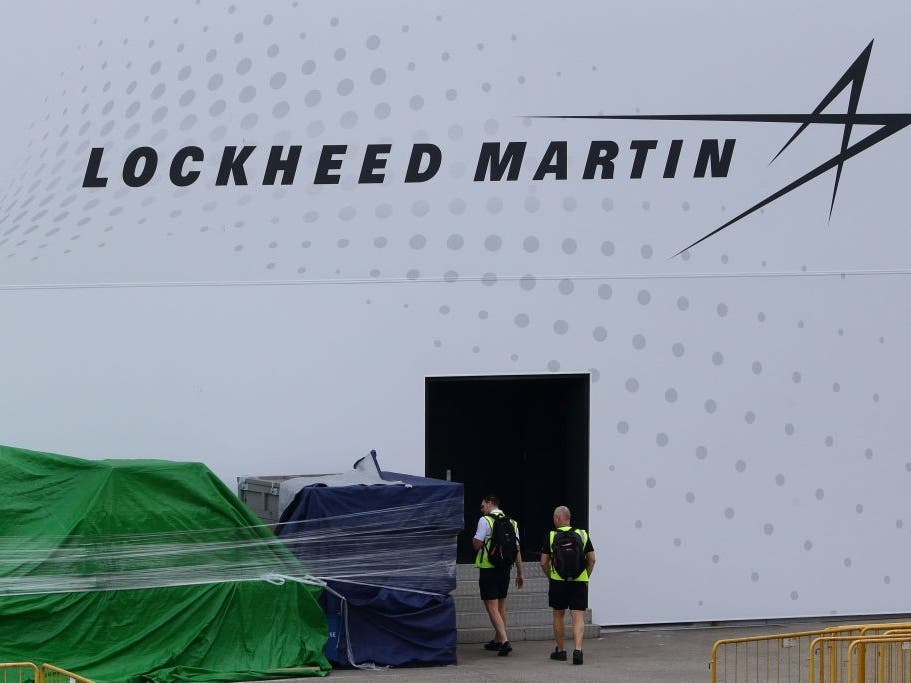 The Lockheed Martin booth during the Singapore Airshow in 2020. The company was ranked the best employer in Virginia for 2021 by Forbes.