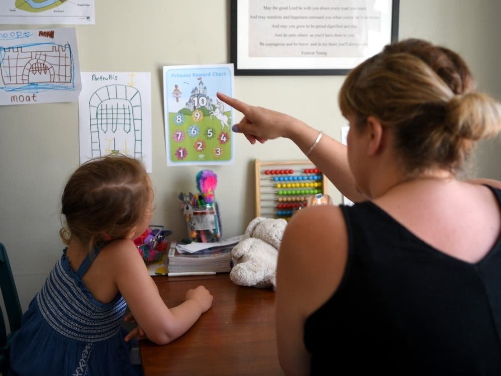 A survey released Thursday by USC researchers found that working moms suffered disproportionate job losses and childcare duties.