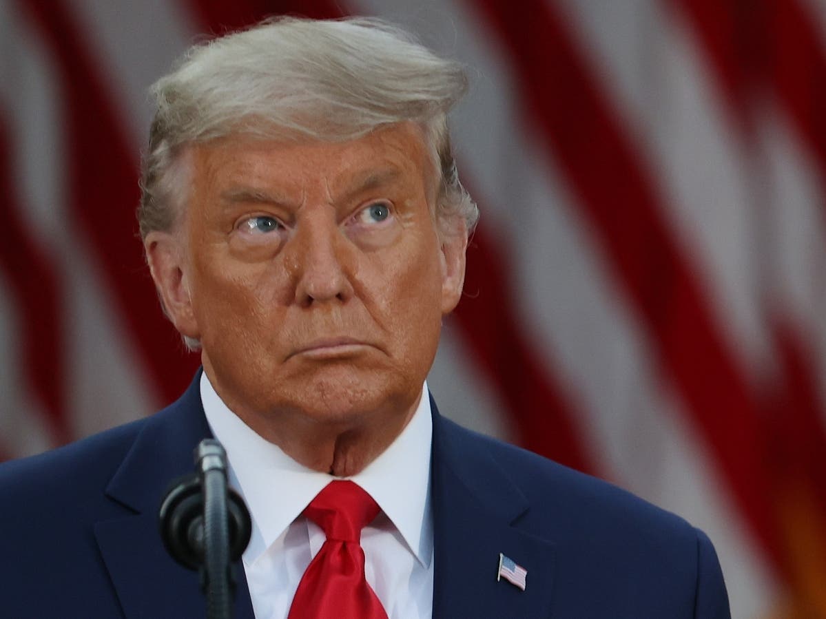 President Donald Trump speaks about Operation Warp Speed in the Rose Garden at the White House on Nov. 13, the first time he had spoken since losing the election.