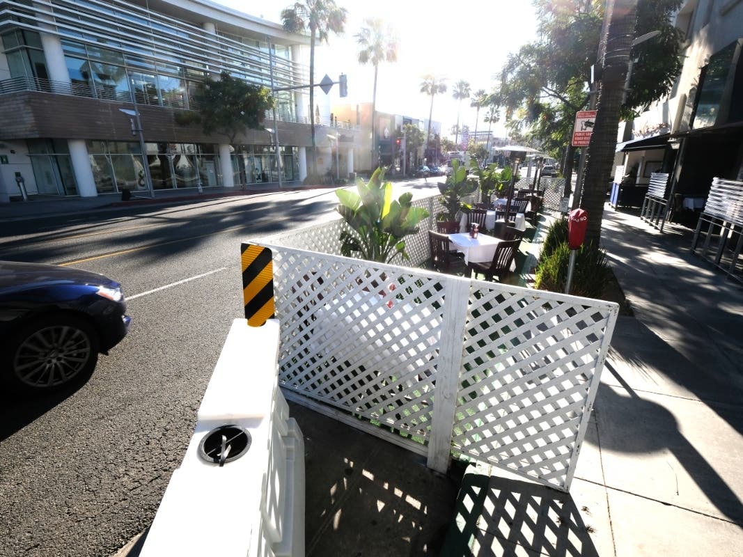 In the red tier, the state allows indoor dining and movie theaters and gyms to reopen. At the current rate of declining cases, Los Angeles is on track to move into the red tier next week.