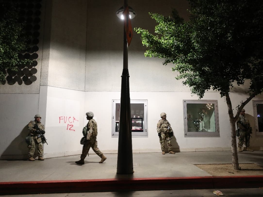 National Guard are called into Santa Monica following widespread protests across Los Angeles County. 