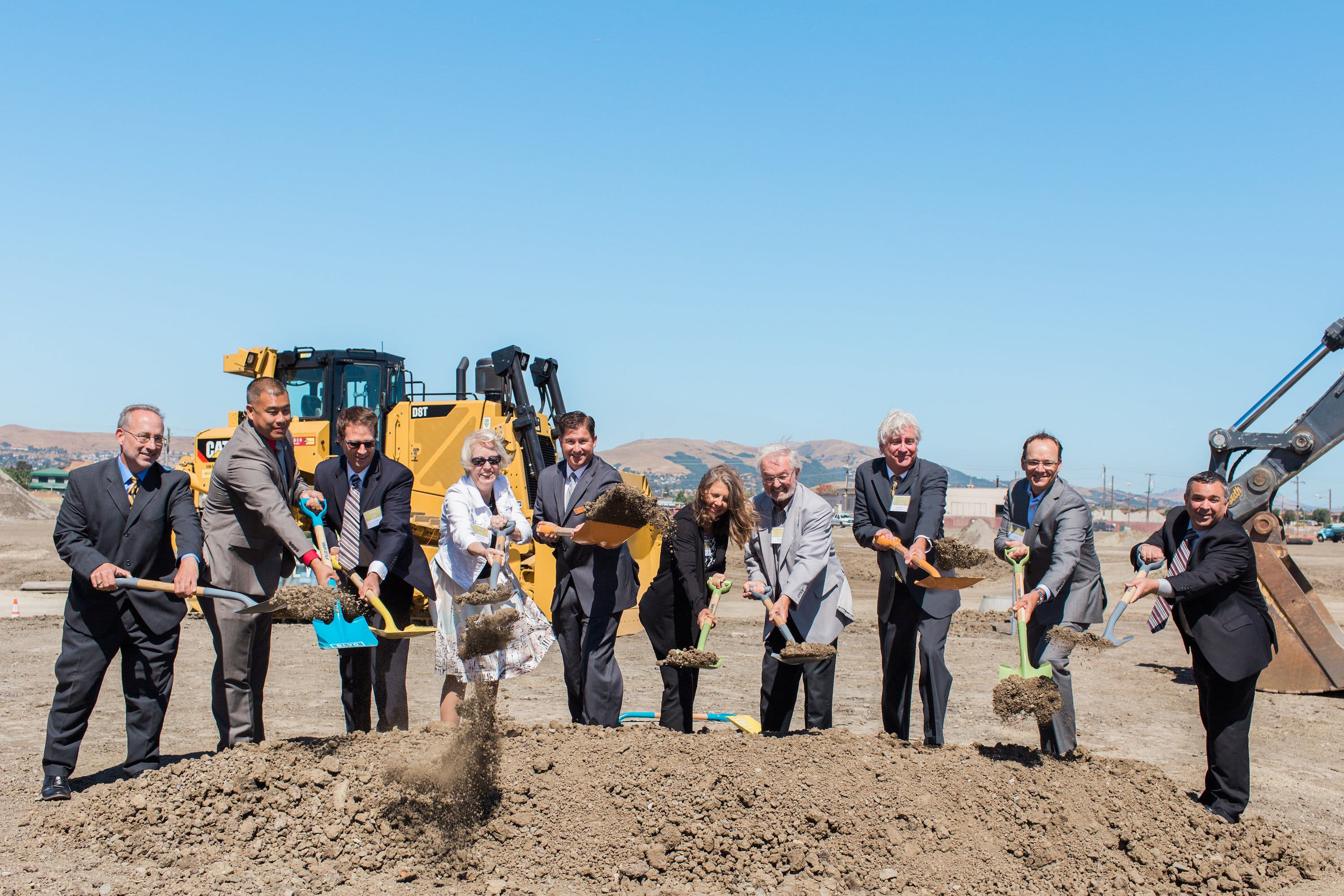 Boulevard ceremonial groundbreaking event.