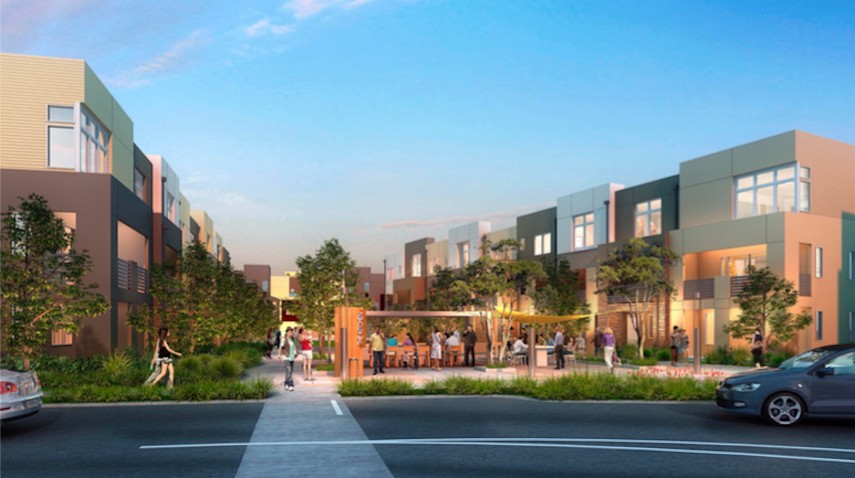 Themed pocket parks will provide a dynamic social backdrop.