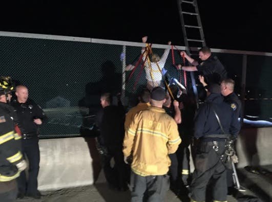 Distraught Woman Trying to Jump Off Livermore Overpass Saved By Police, Fire
