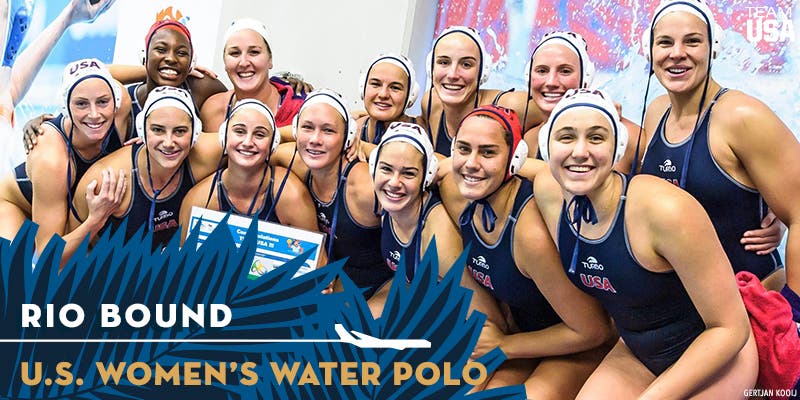 Rio Bound USA Women's Water Polo 2016 