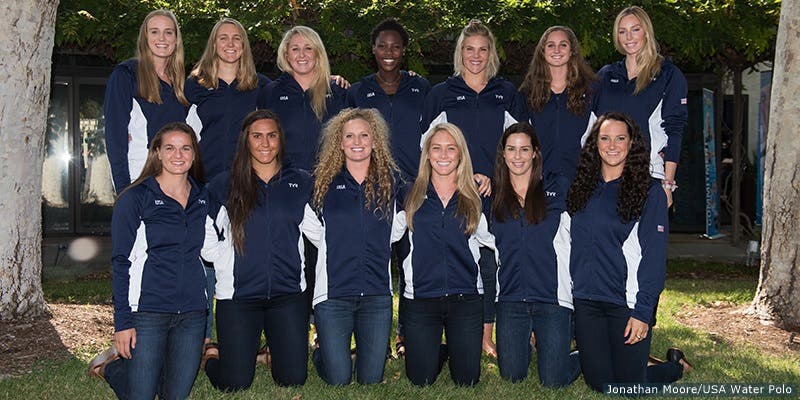 Women's Water Polo Team makes their way to Rio for the 2016 Olympics Courtesy