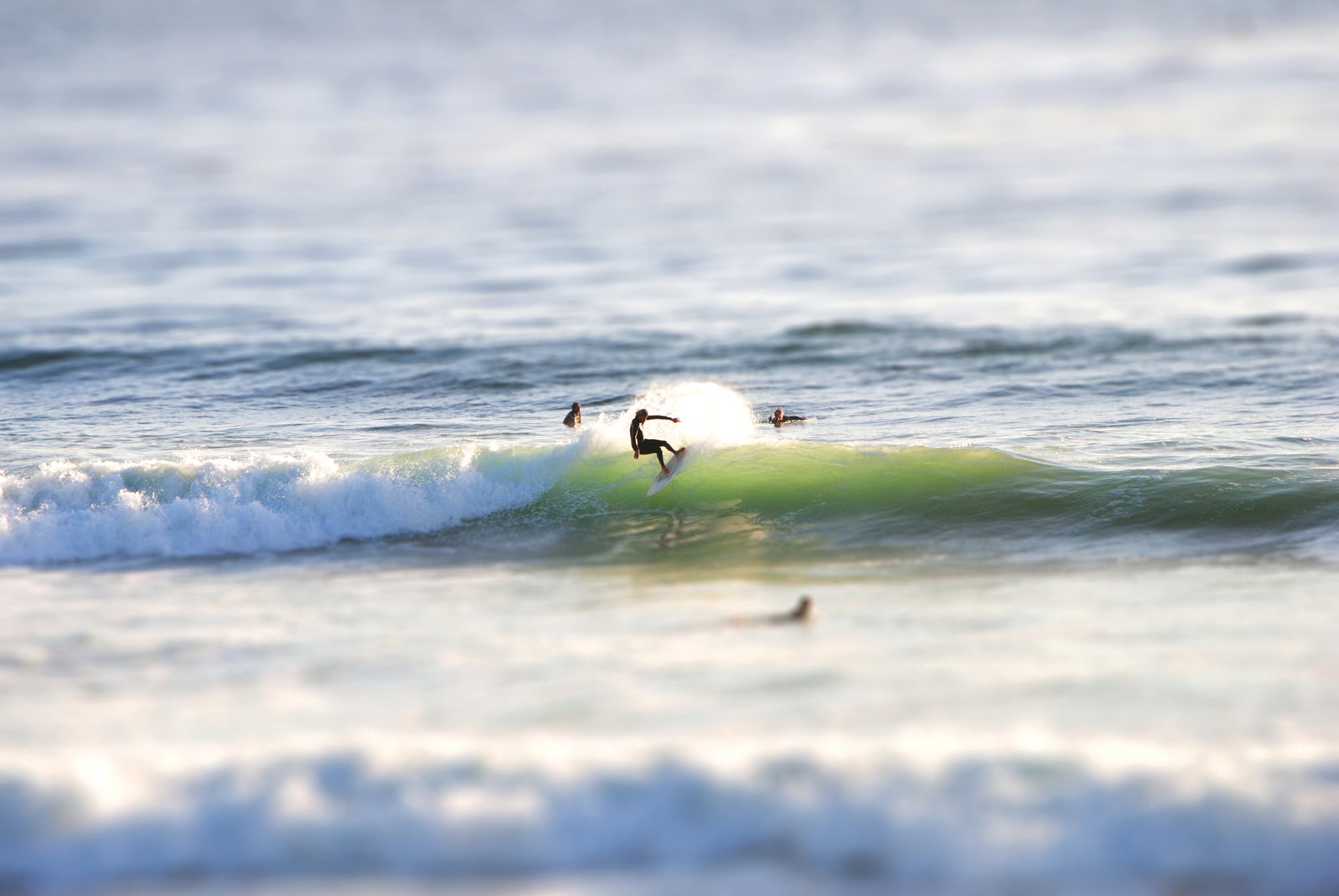 Doheny Beach Surfers near Dana Point, South OC