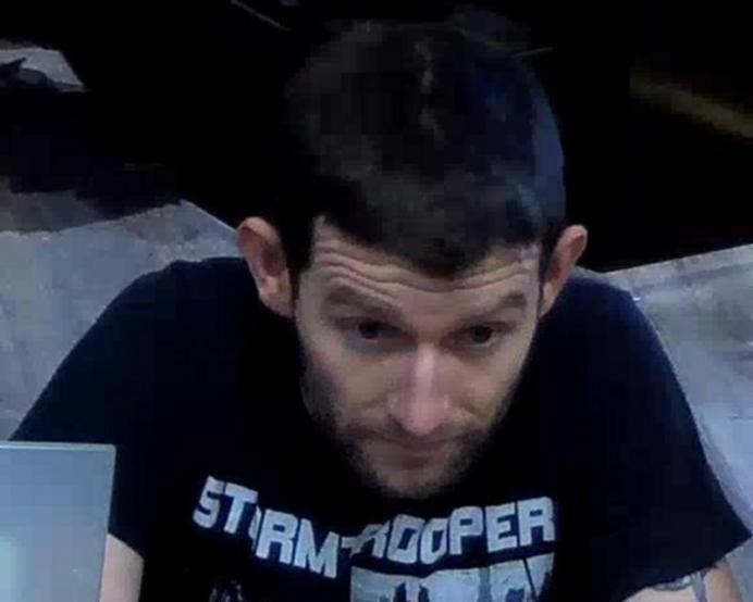 Hipster Bandit, known for his diminutive size, FBI photo