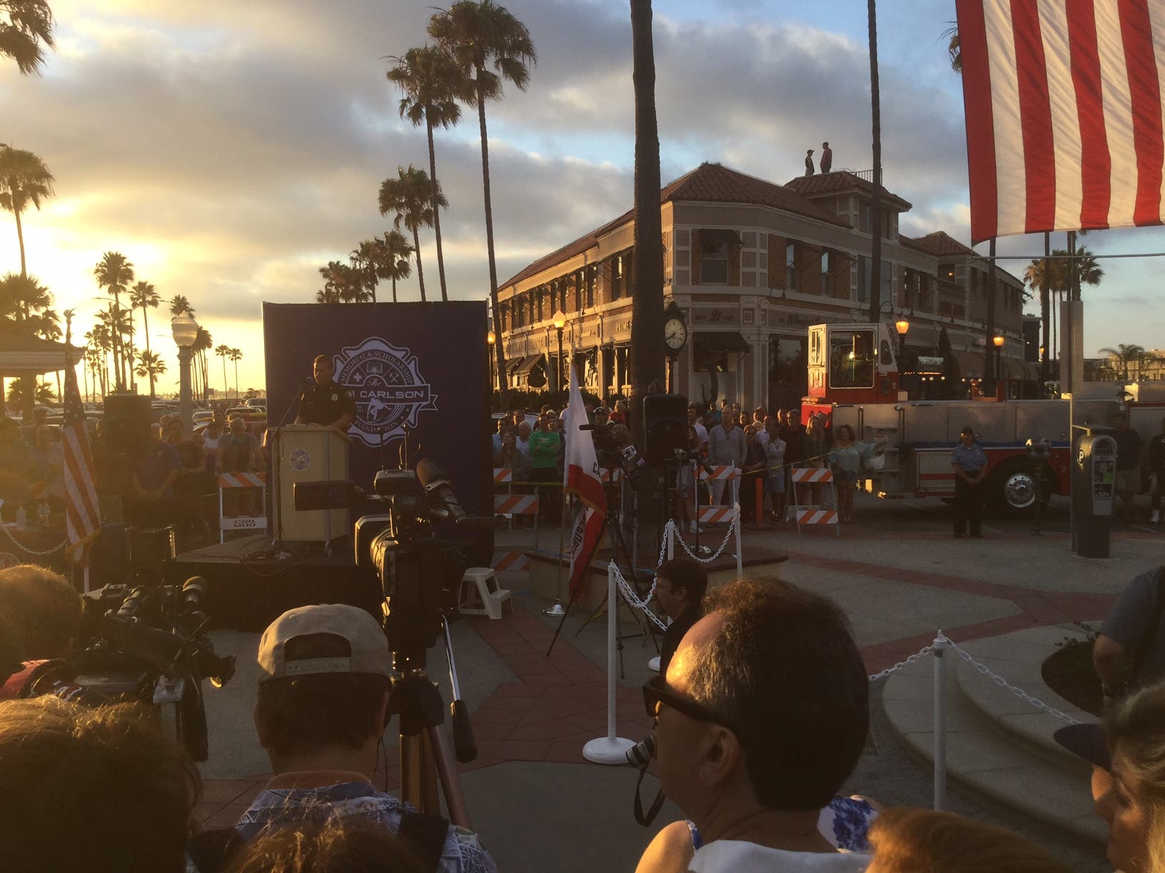 City of Newport Beach at the celebration of Ben Carlson's Statue Unveiling (Steve Concialdi Photo)