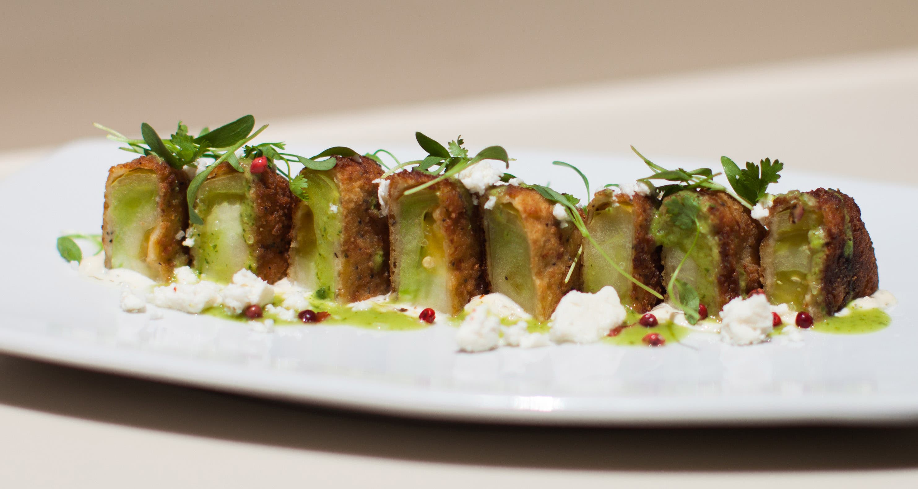 Skyloft Fried Green Tomatoes, Courtesy