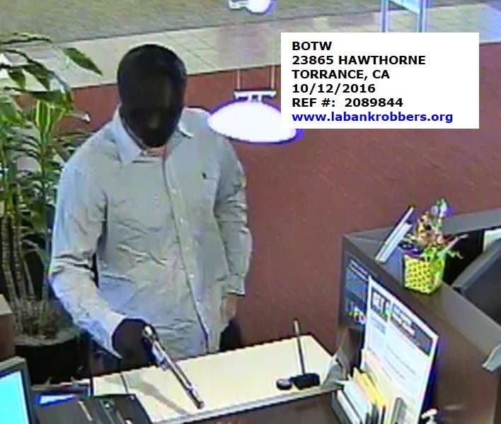Torrance Bank Robbery (courtesy Seal Beach Police Dept.)