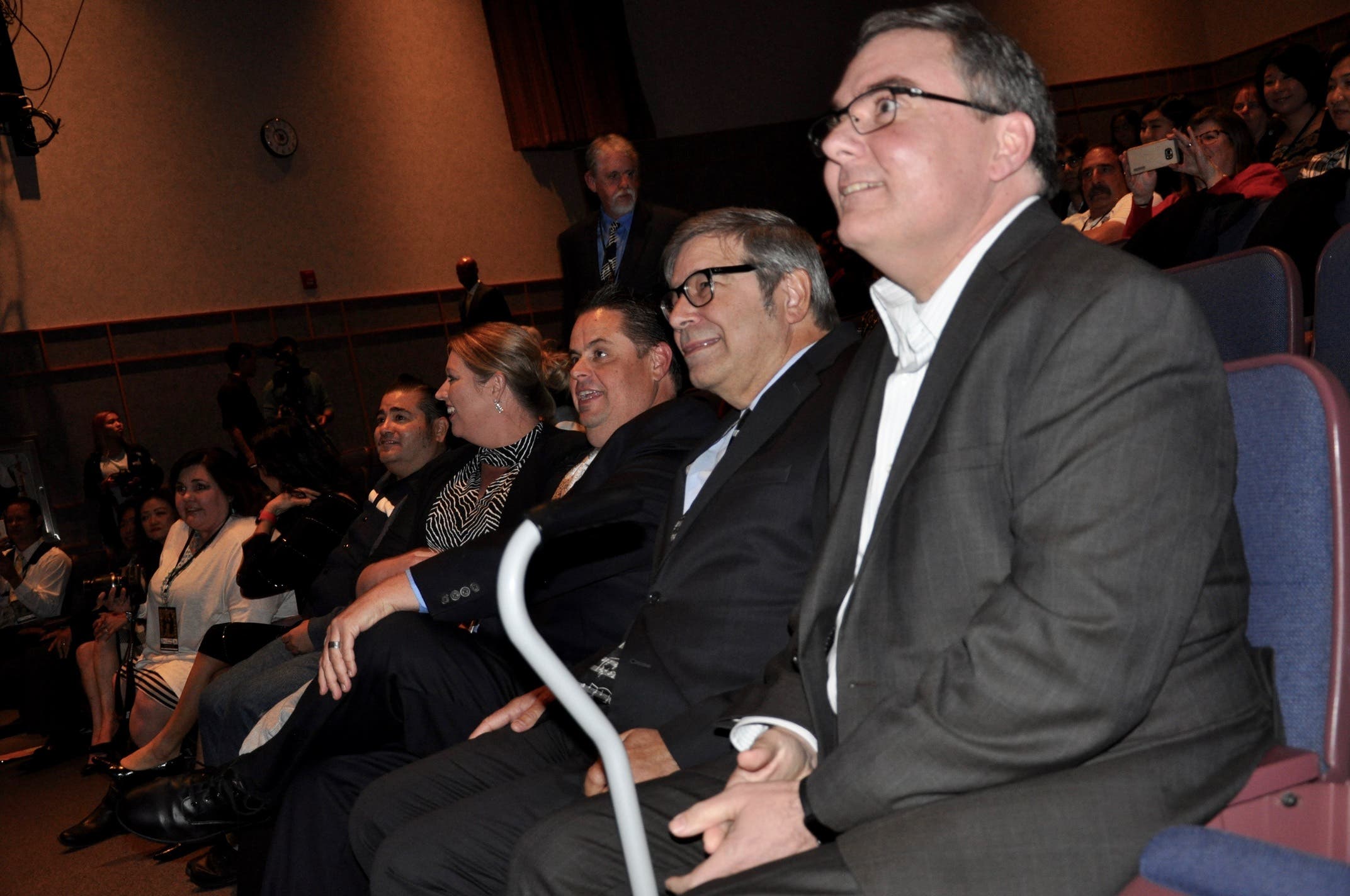 Standing Ovation! Retiring Walnut High music director Dr. Buddy Clements is honored during a surprise concert by current and former students, staff, and parents on December 10.