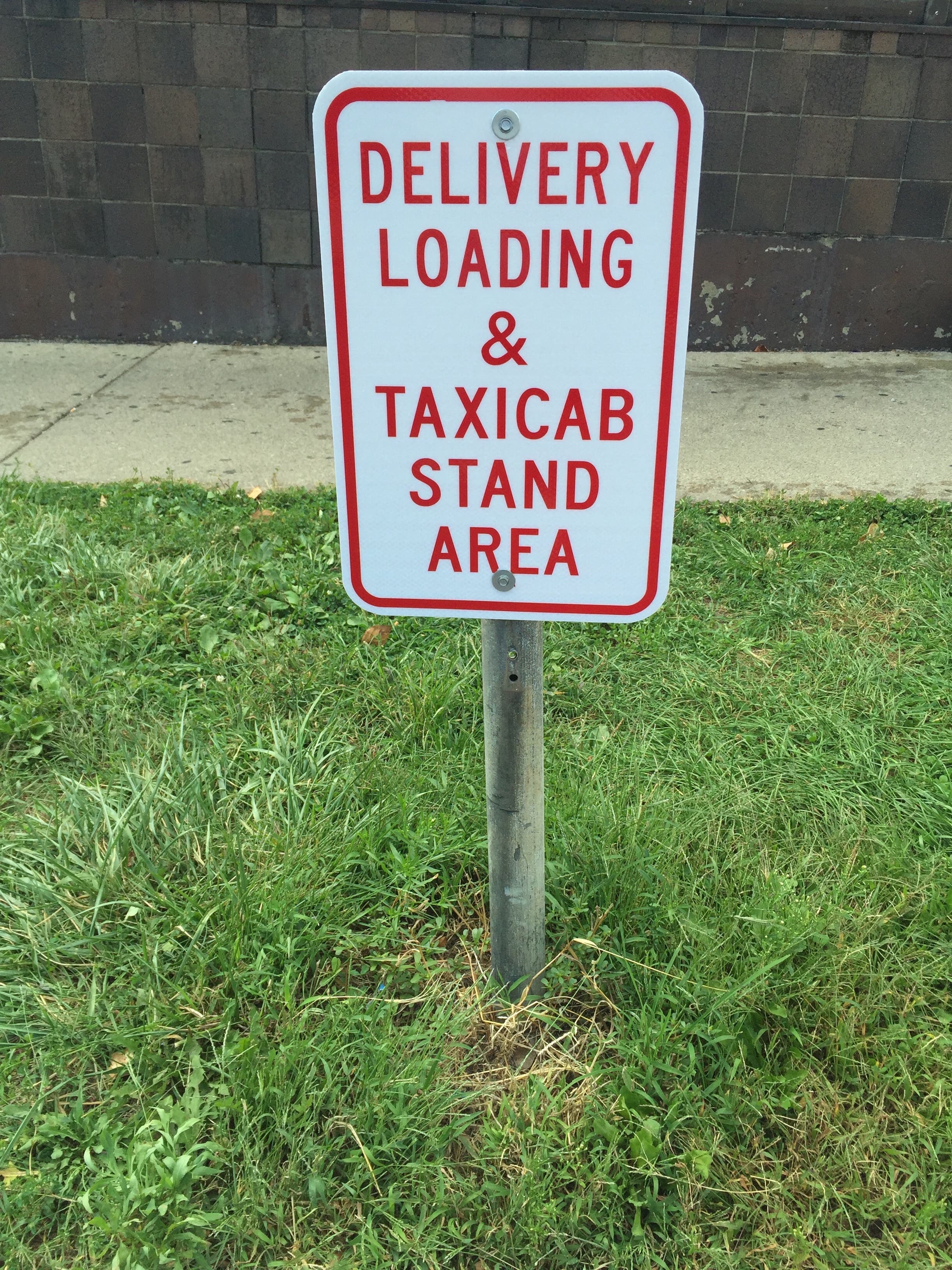 Taxi stand signs