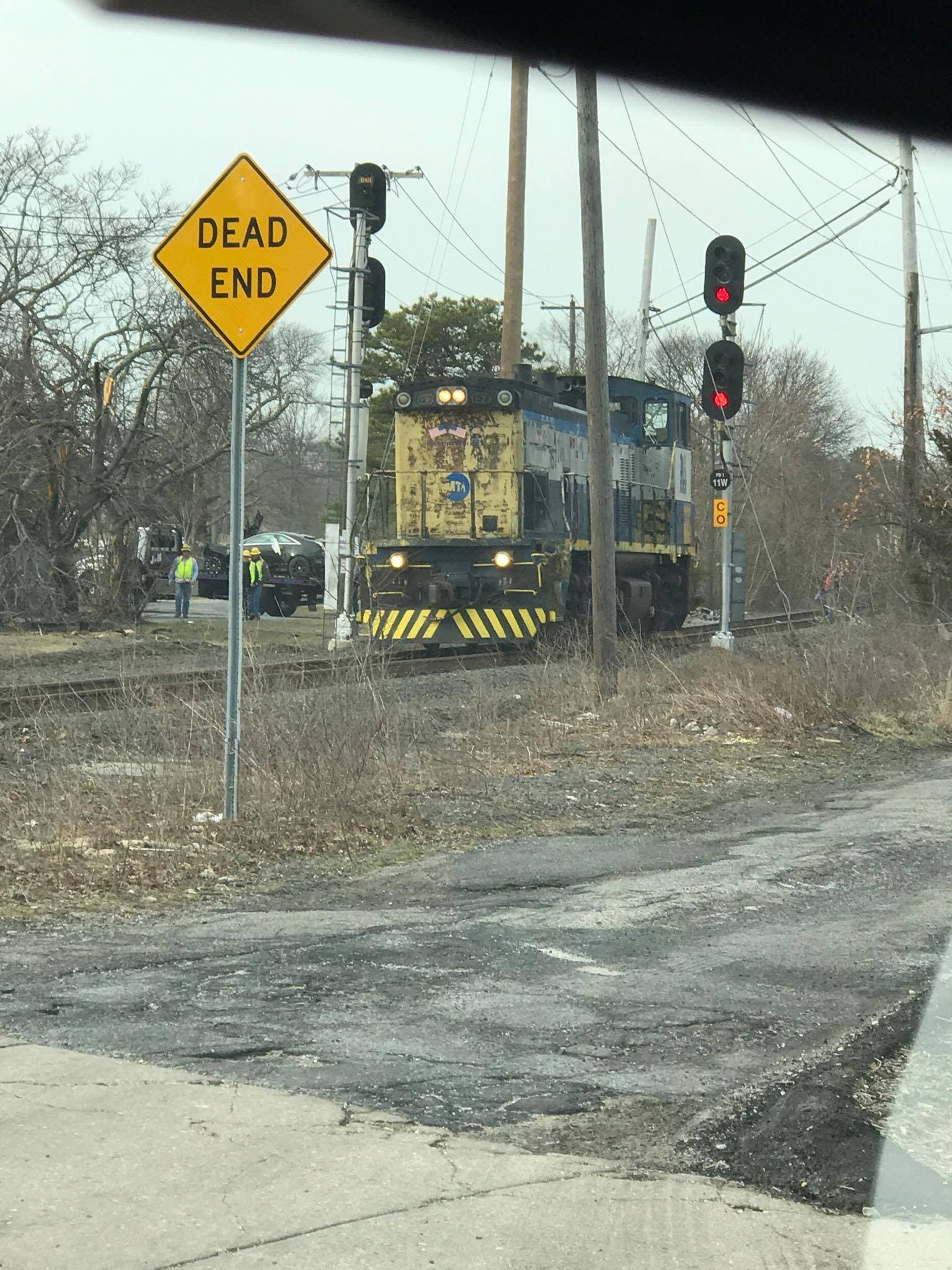 LIRR Train Strikes Car On Tracks | Patchogue, NY Patch