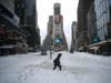 Both New York City (pictured) and Hoboken were buried in snow in January 1996.