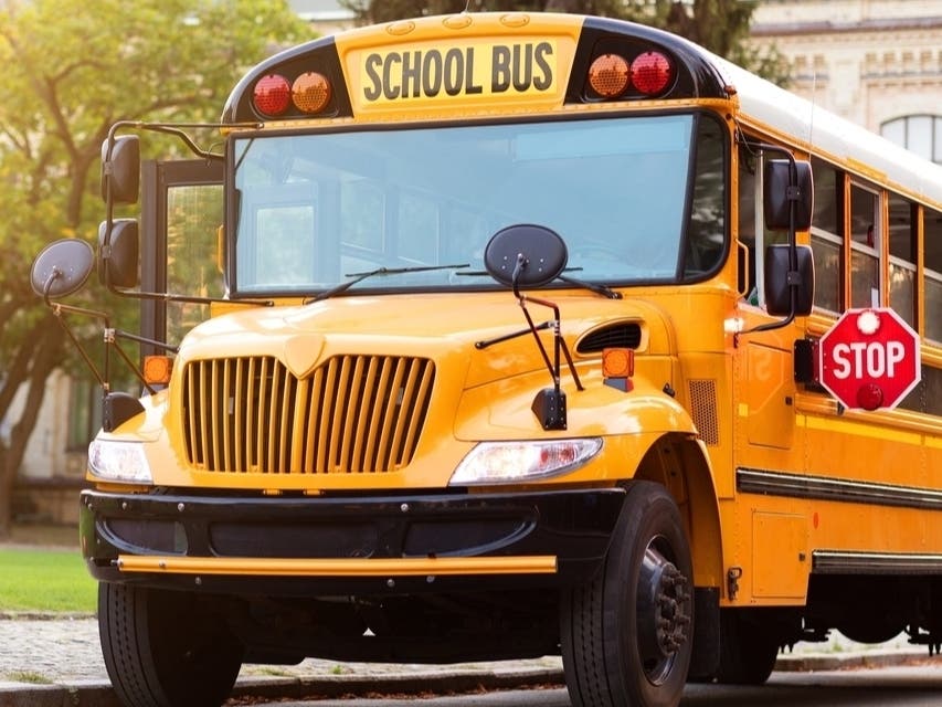 Bus Pic School Bus Crashes Off Road In Canton: FD | Canton, CT Patch