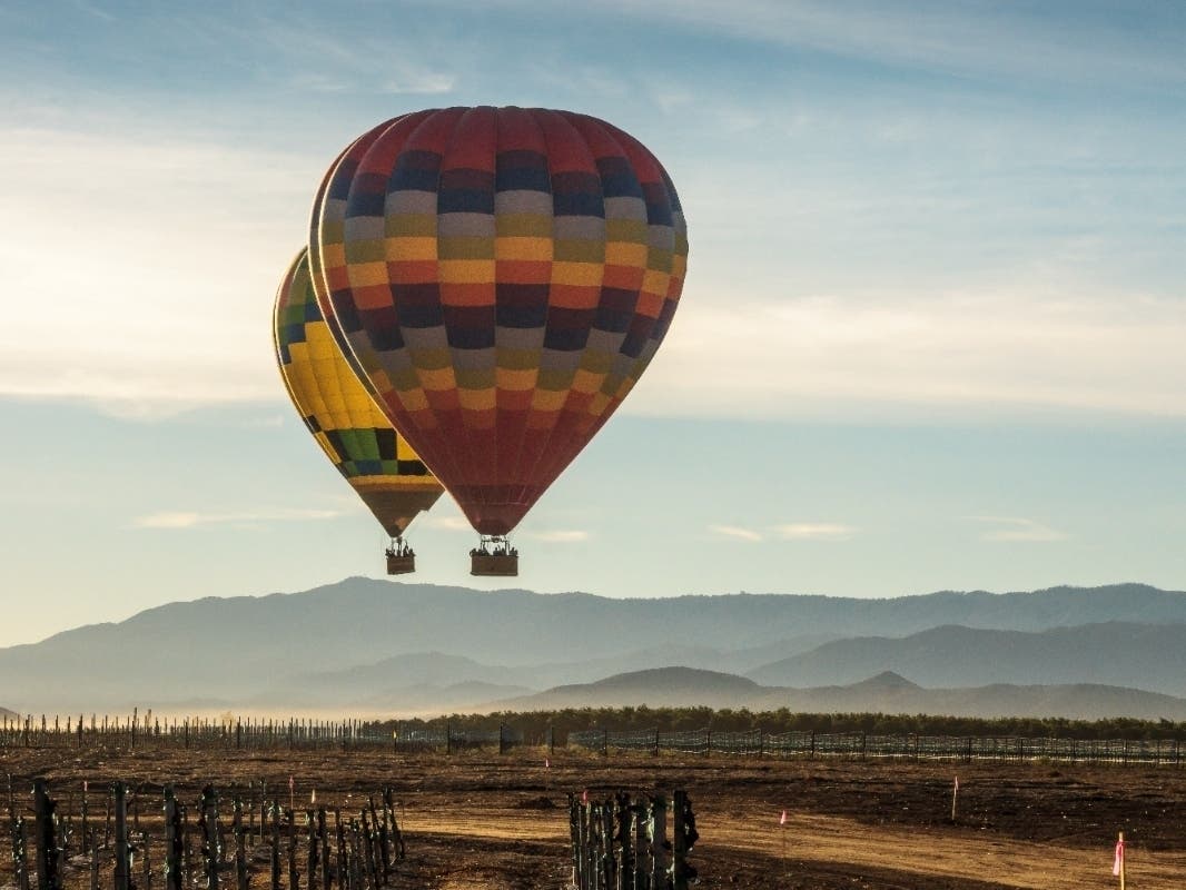 See Temecula from above with a sunrise hot air balloon ride over vineyards and rolling hills. Then spend the rest of the day exploring wine country, Old Town and local entertainment.