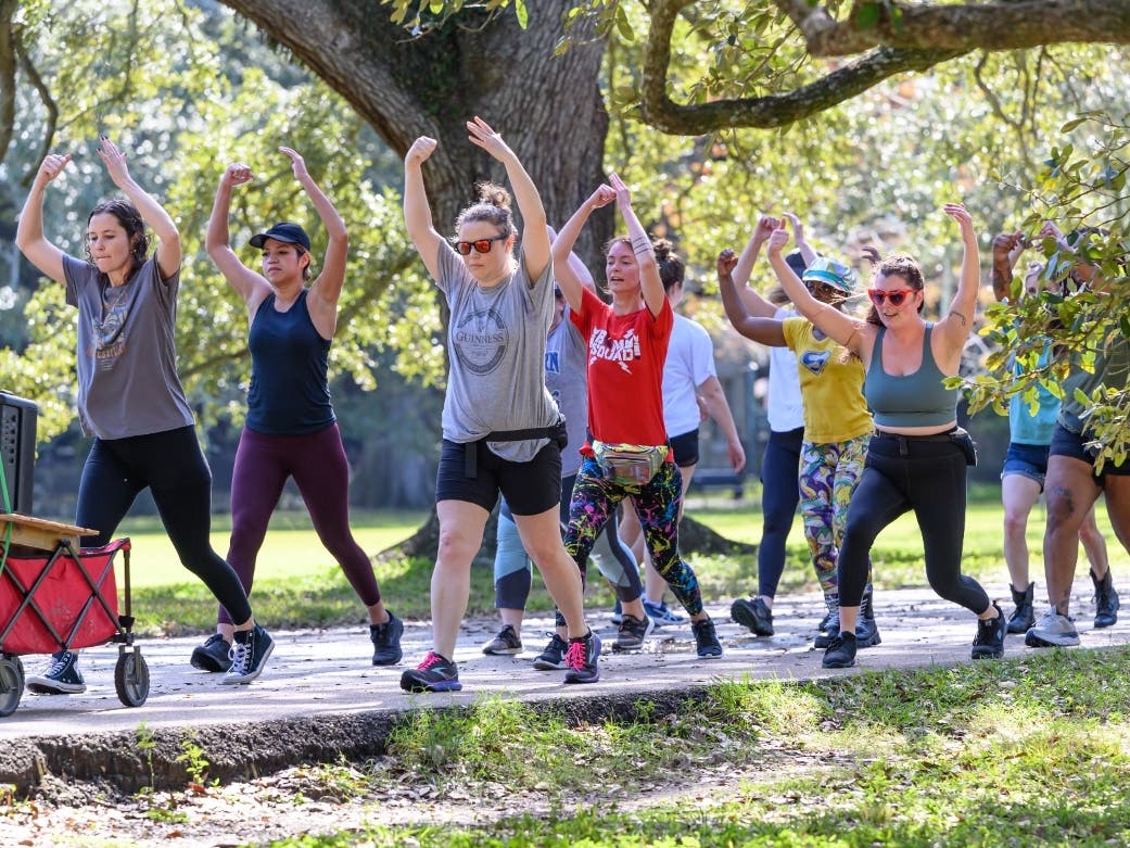 Park Etiquette For Group Exercise, Dog Walkers, Cyclists And Families: Block Talk