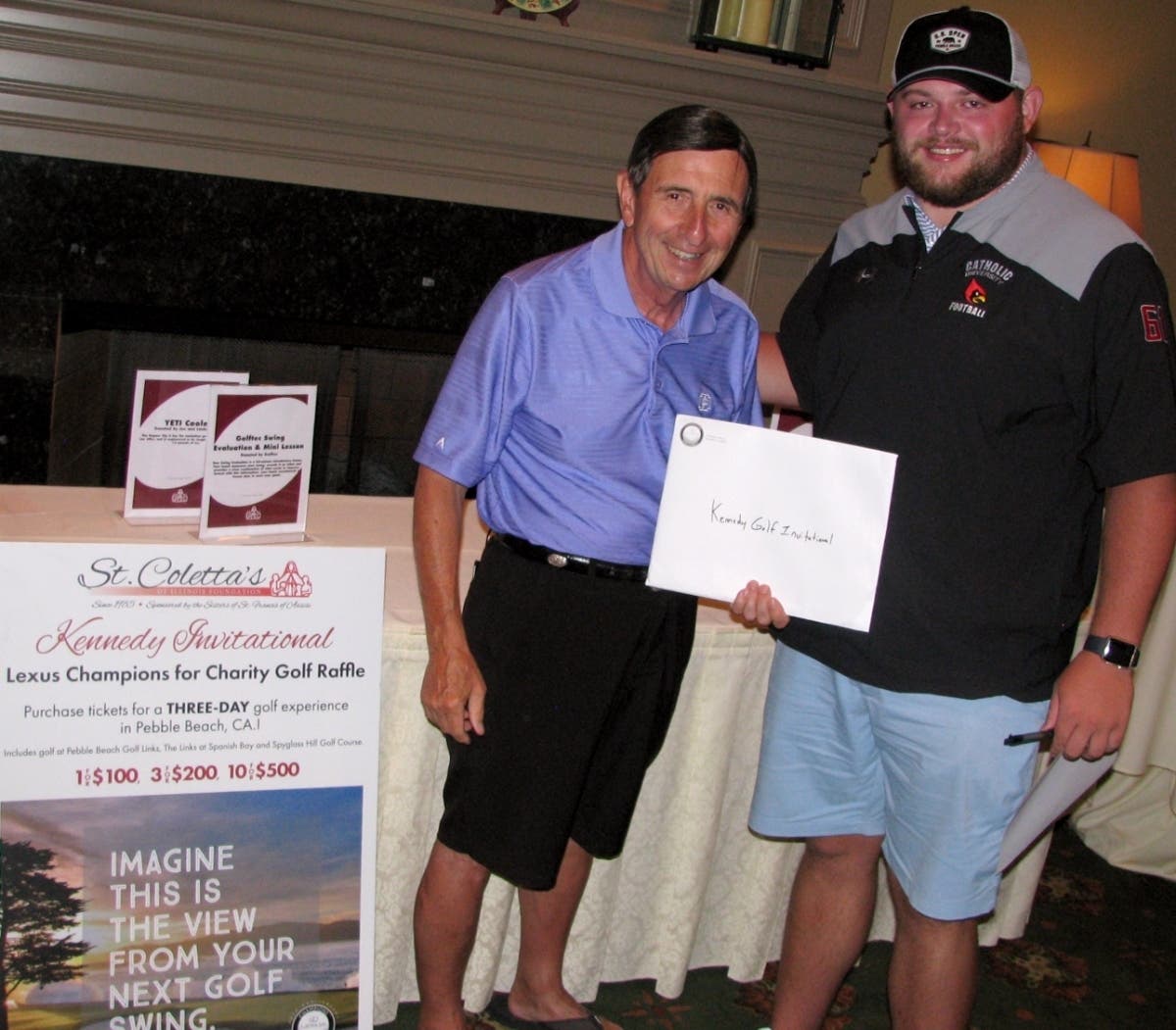 Rudy Mahalik (Left) is the 2019 Lexus Champions of Charity winner. Mahalik and a guest will enjoy a three-day golf event at Pebble Beach, the Links at Spanish Bay, and Spyglass Hill where they will compete against 150 other organizations for $100k.