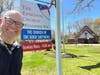 The Rev. Geoff Sinbaldo Outside Church of the Good Shepherd - Welcome! Come in an see what's going on.