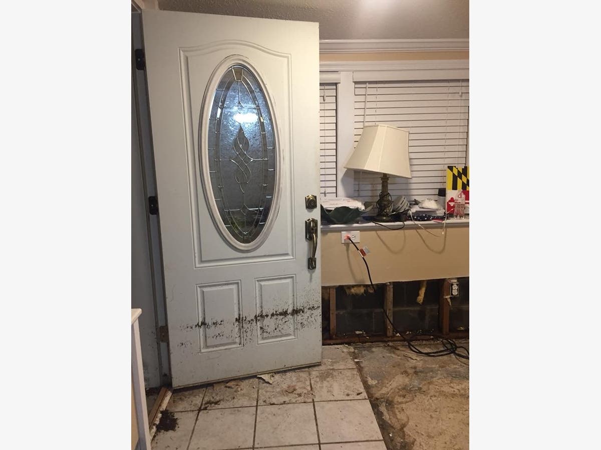 Young couple's home uninhabitable from Friday's flood near RT 136