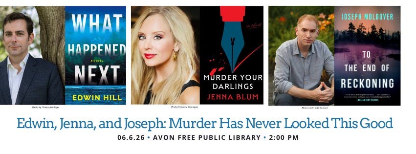 Edwin, Jenna, and Joseph: Murder Has Never Looked This Good (in-person)
