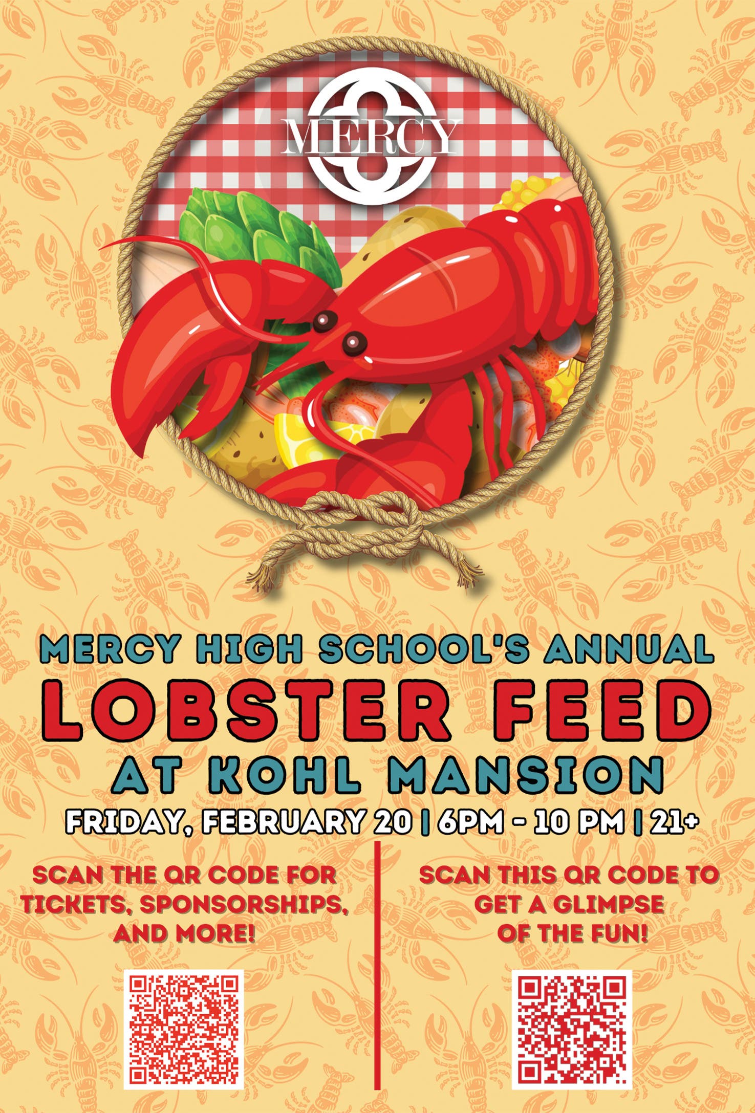 Mercy Lobster Feed 2026: Lobster, Live Entertainment & Special Experiences!