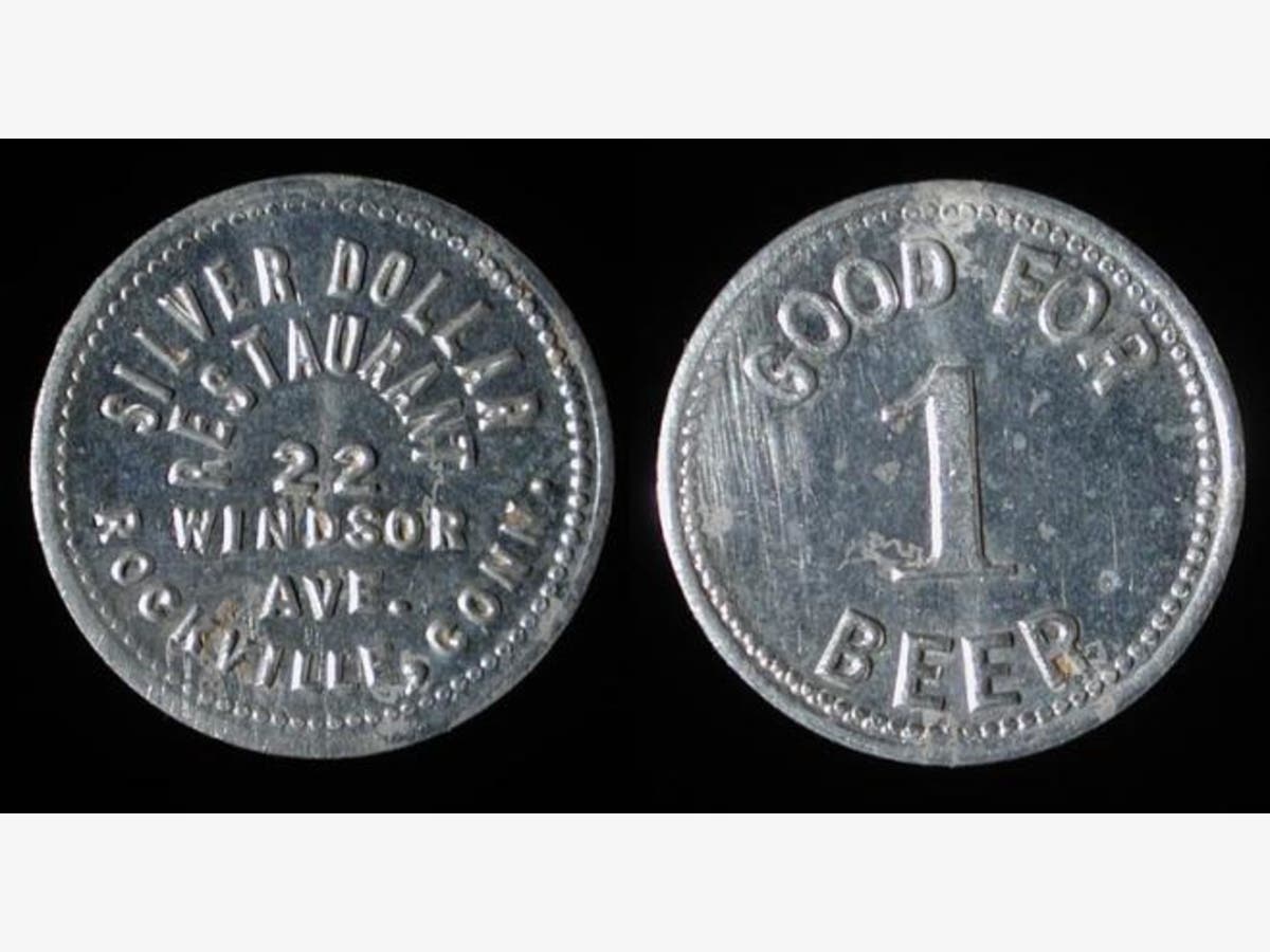A beer token from the old Silver Dollar Restasurant in Vernon.