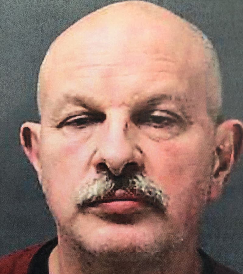 A booking mug shot of Bryan Laplante.