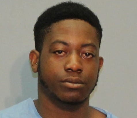 The booking mugshot of Saige Yarde-Douglas.