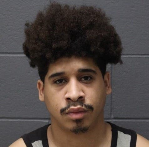 The booking mug shot of Raymond Cuevas. 