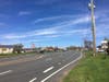 The same stretch of Route 83 this week. 