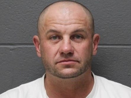 The booking mug shot of Jesse Barner-Walton.